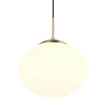Lampa wisząca nad wyspę FOMENTO 363100108 Trio zwis bańka biały złoty