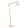 Drewniana lampa podłogowa skandynawska Oslo 5592 TK Lighting biała