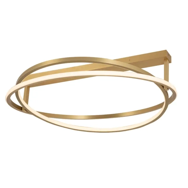 Regulowana lampa sufitowa 22018 LED 56W 3000K ringowa złoty