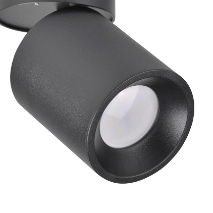 Downlight lampa sufitowa NIXA 314246 gabinetowa tuba regulowana czarna