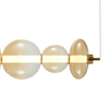 Metalowa lampa zwis Sonte PND-24352-40W-AB-AMB Italux LED 40W 3000K bursztynowa