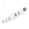 Jadalniana lampa wisząca CERAMIC 11699 LED 26W 3000K biała szara