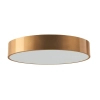 Minimalistyczna lampa sufitowa Kengo 1405 do salonu okrągła złota