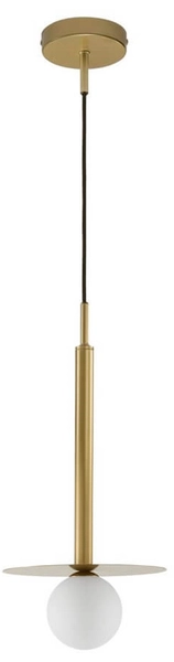 Lampa wisząca Art Deco URUAPAN LE42891 Luces Exclusivas kula do holu złota