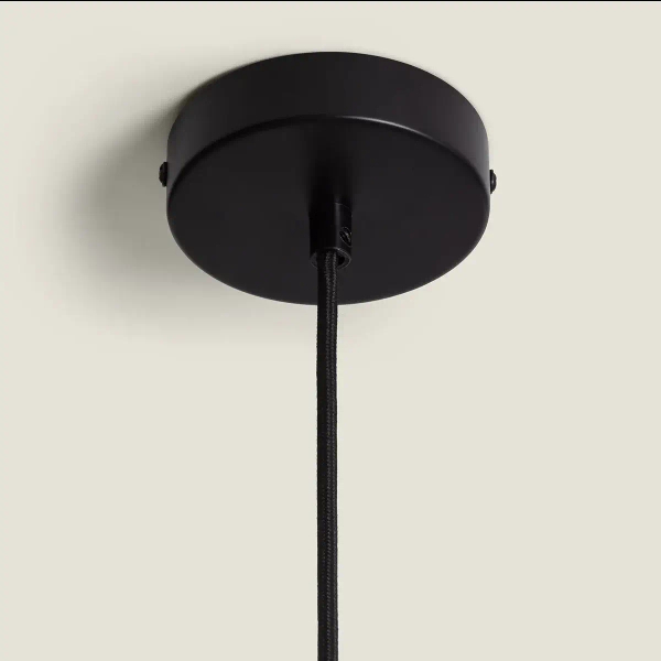 Materiałowa lampa wisząca Tesutto ABR-LWT-E27 Abruzzo tuba granatowy złoty