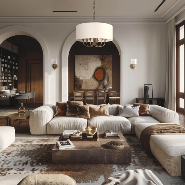 Klasyczna LAMPA wisząca ABU DHABI P06871BR-WH Cosmolight okrągły zwis do sypialni biały