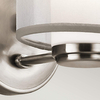 Lampa ścienna Saldana KL-SALDANA1 Kichler metal szkło srebrny