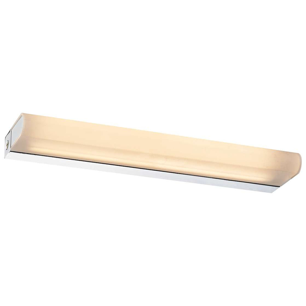 Ścienna LAMPA łazienkowa MELOMI MB1293S Italux kinkiet OPRAWA podłużna LED 12W 3000K nad lustro IP44 chrom biała
