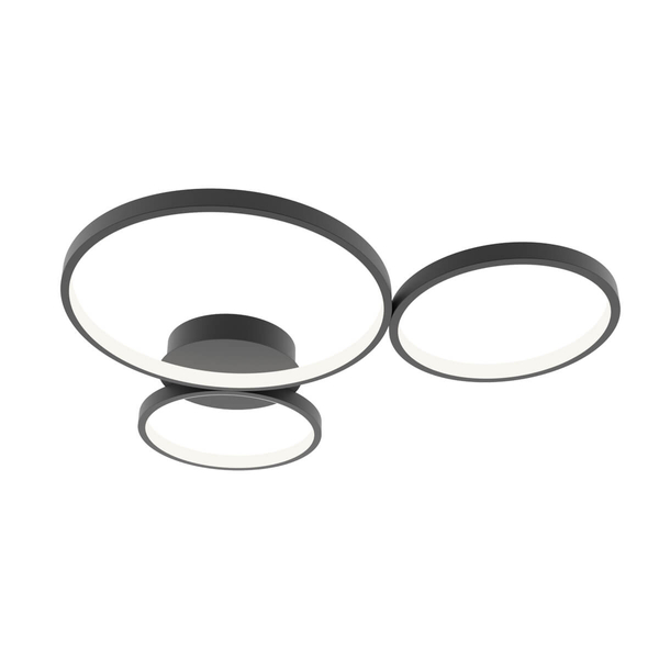 Nowoczesna sufitowa lampa Maver SPL-20452-3-BK LED 40W 3000-6000K czarna