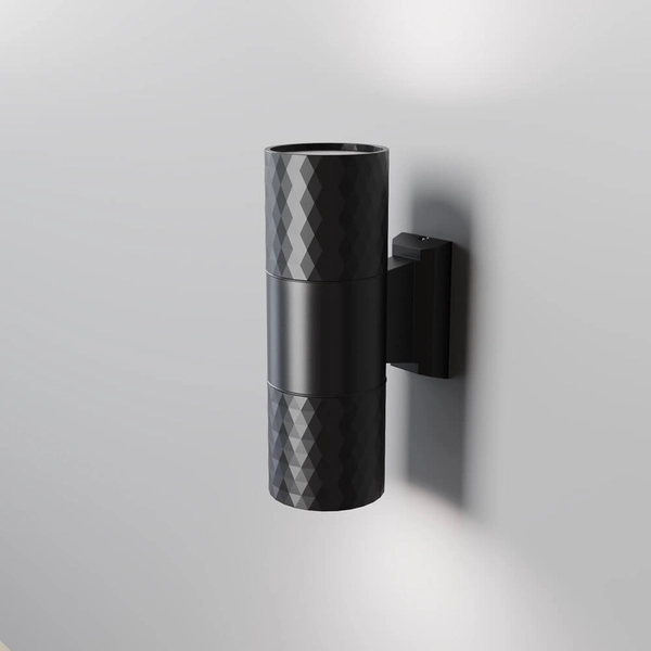 Lampa zewnętrzna na ścianę Bowery O583WL-02B Maytoni IP54 czarny