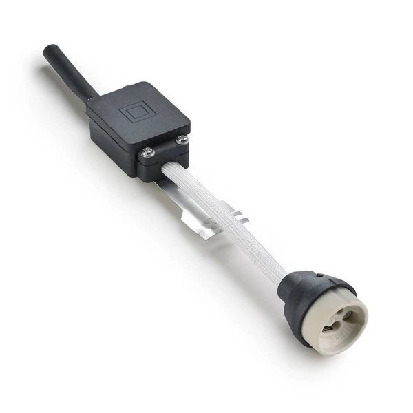 Lampa wpuszczana sufitowa z regulacją JURA 650000108 kwadratowa mosiądz