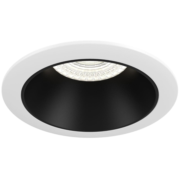 Lampa sufitowa wpustowa Share DL053-01WB biała czarna