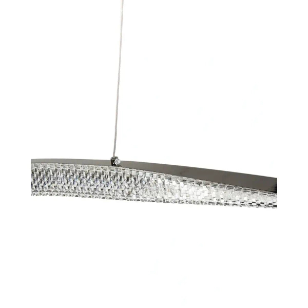 Żyrandol ANILLO czarny MSE1501100602 1xLED 41W 3000K pierścień glamour
