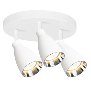 Industrialny plafon Campana LP-3103/3C WH regulowany biały