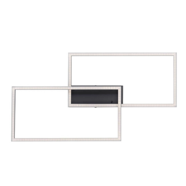 Lampa sufitowa ściemnialna IVEN 14140-18 LED 13,5W 2200-5000K czarny biały