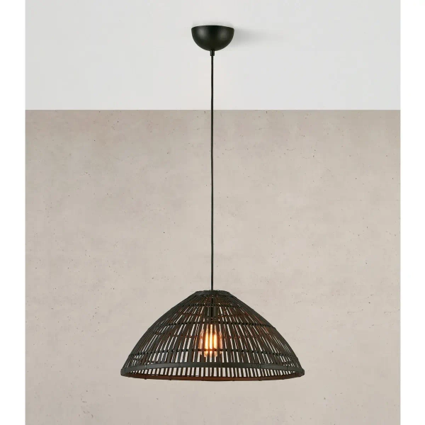 Bambusowa lampa wisząca Capello 108674 Markslojd kuchenna czarna