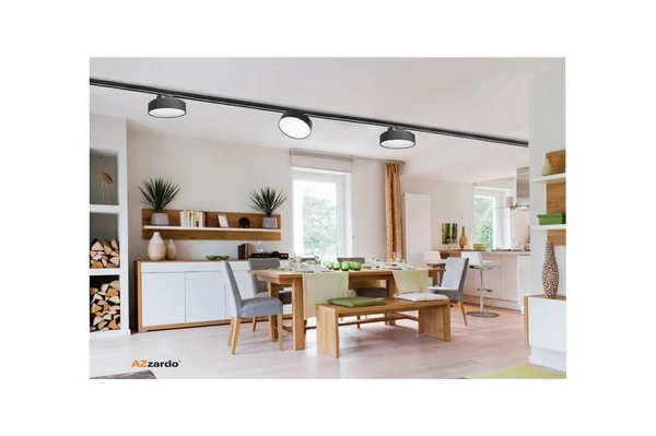 Lampa do 3-fazowego systemu szynowego LED 24W czarna