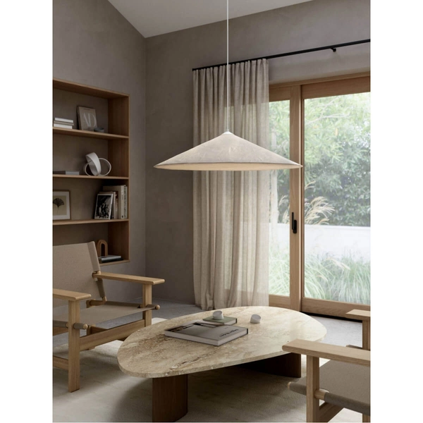 Lampa zwieszana Hill 2220103060 DFTP japandi minimalistyczna biała