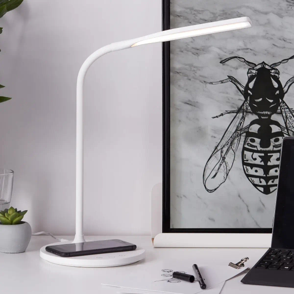 Biurkowa lampa ze ściemniaczem Joni G93101/05 LED 4,5W 3000-6000K biała