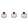 Lampa wisząca na listwie kule Cubus 4598 TK Lighting szklana bursztynowa