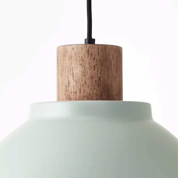 Skandynawska lampa wisząca Erena 99836/63 metalowa jasnozielona