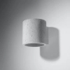 Kinkiet LAMPA ścienna SL.0486 betonowa OPRAWA tuba okrągła beton