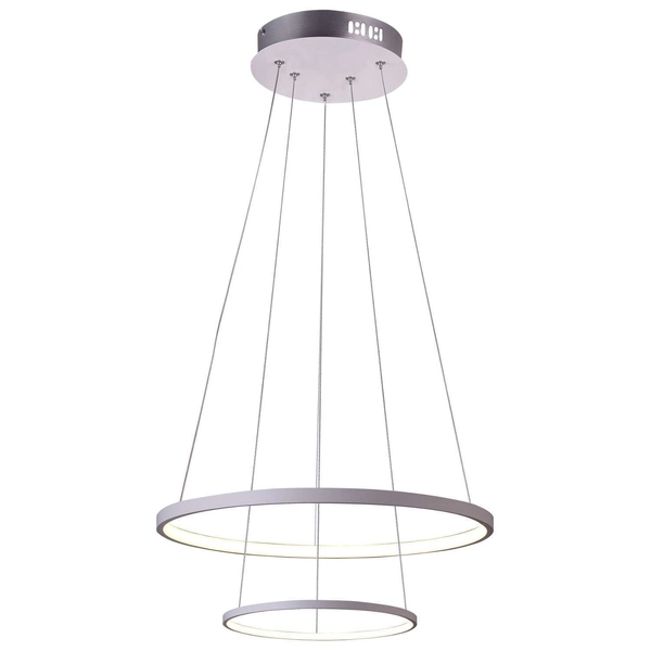 Wisząca lampa LUNE 32-64769 futurystyczna zwis LED 40W 4000K rings chrom