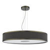 Lampa wisząca materiałowa Alvaro ALV1739 okragła brązowy