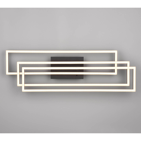 Plafon TESSORA DL132-64423 RL Light LED 36W 2700-6000K geometryczny czarny