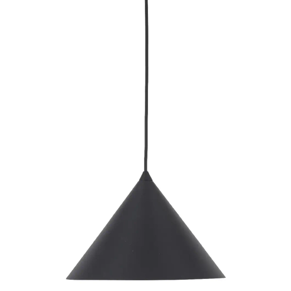 Zwisająca lampa do kuchni Cono 6630 stożkowa nad blat czarny