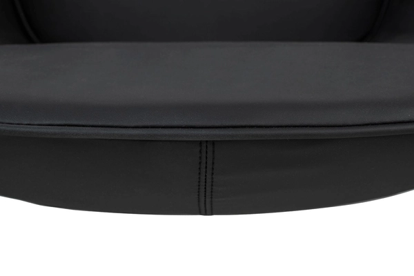 Wygodny fotel FLESSI MSE011000326.E43 do salonu czarny