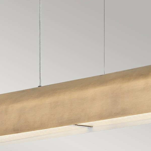 Podłużna lampa wisząca Arco HK-ARCO-LED-LP-117-HB LED 43W 3000K mosiądz