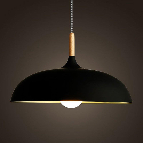 Kuchenna lampa wisząca Saucer ST-5219 BLACK Step industrialna czarna