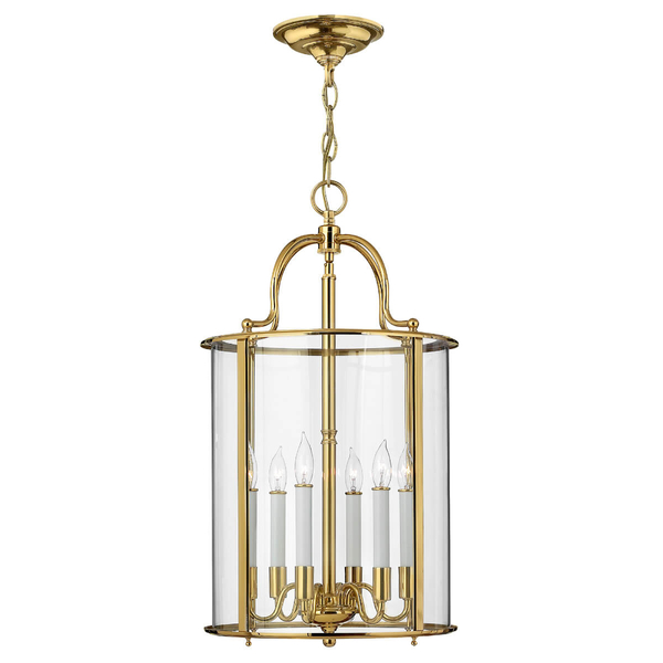 Lampa wisząca Gentry HK-GENTRY-P-L-PB Hinkley polerowany mosiądz
