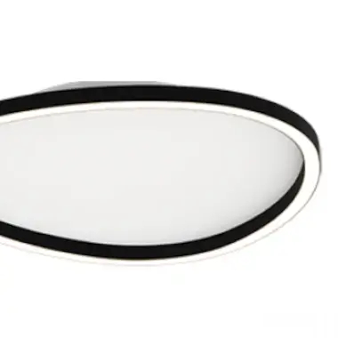 Nowoczesny plafon sufitowy 23205 LED 29W 3000K do przedpokoju czarny