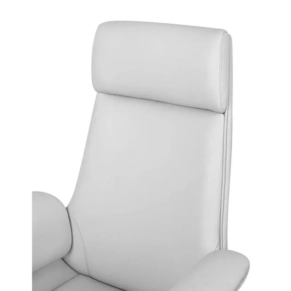 Ekologiczny fotel biurowy Admiral KH1501100304 ekoskóra biały
