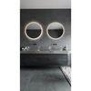 Okrągłe lustro do łazienki MIRROR W0387 LED 22W 3000-5000K IP44 ściemnialne