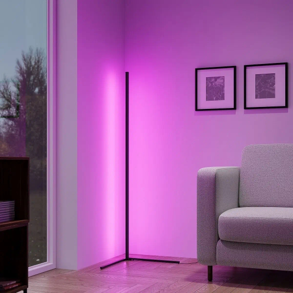 Stojąca lampa podłogowa Level R45721102 RL Light LED 10W RGB czarna