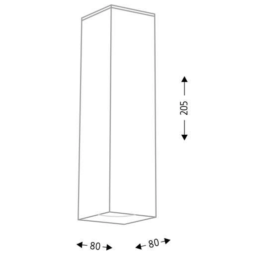 Spot LAMPA sufitowa KOBE 1173 Shilo prostokątna OPRAWA metalowa downlight czarny