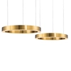 Żyrandol CIRCLE ST-8848-60+60 brass LED 64W 3000K ringi złote