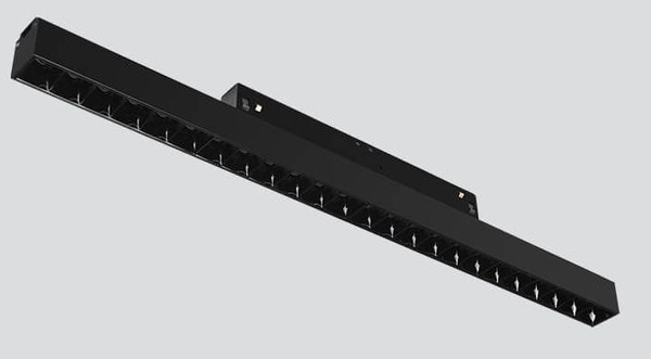 Szynowa oprawa Magneto Abigali LWQ-M05 LED 12W podłużna czarna 