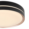 Nowoczesna LAMPA sufitowa MANNI 41759-24 Globo okrągły plafon LED 24W 2700K - 6500K z pilotem czarny