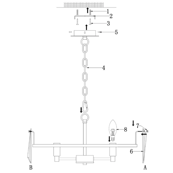 Wisząca LAMPA glamour PUNTES MOD043PL-06G Maytoni okrągła OPRAWA szklany ZWIS modernistyczny złoty