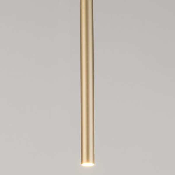 Wielopunktowa lampa wisząca Sopel 33617 Sigma cylindriczna złota