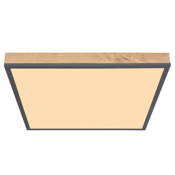 Ekologiczna LAMPA sufitowa DORO 416080WD2 Globo nowoczesna LED 24W 3000K do salonu drewno