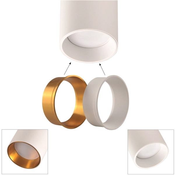 Listwa ścienno-sufitowa Maribel 321244 Polux tuby regulowane białe