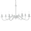 Wisząca lampa świecznikowa Irwin IRW0802 do jadalni biała