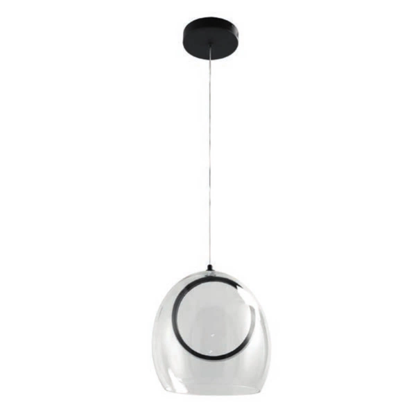 Lampa zwisowa szklana NICOLE AZ6195 Azzardo LED 8W 3000K przezroczysta