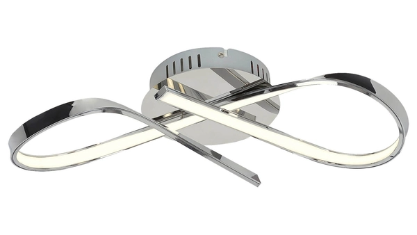LAMPA sufitowa ANIELA 2187 Rabalux metalowa OPRAWA plafon LED 20W 4000K spirala chrom