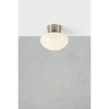 Sufitowa lampa do łazienki Malaga 109025 owalny mleczny klosz IP44 chrom